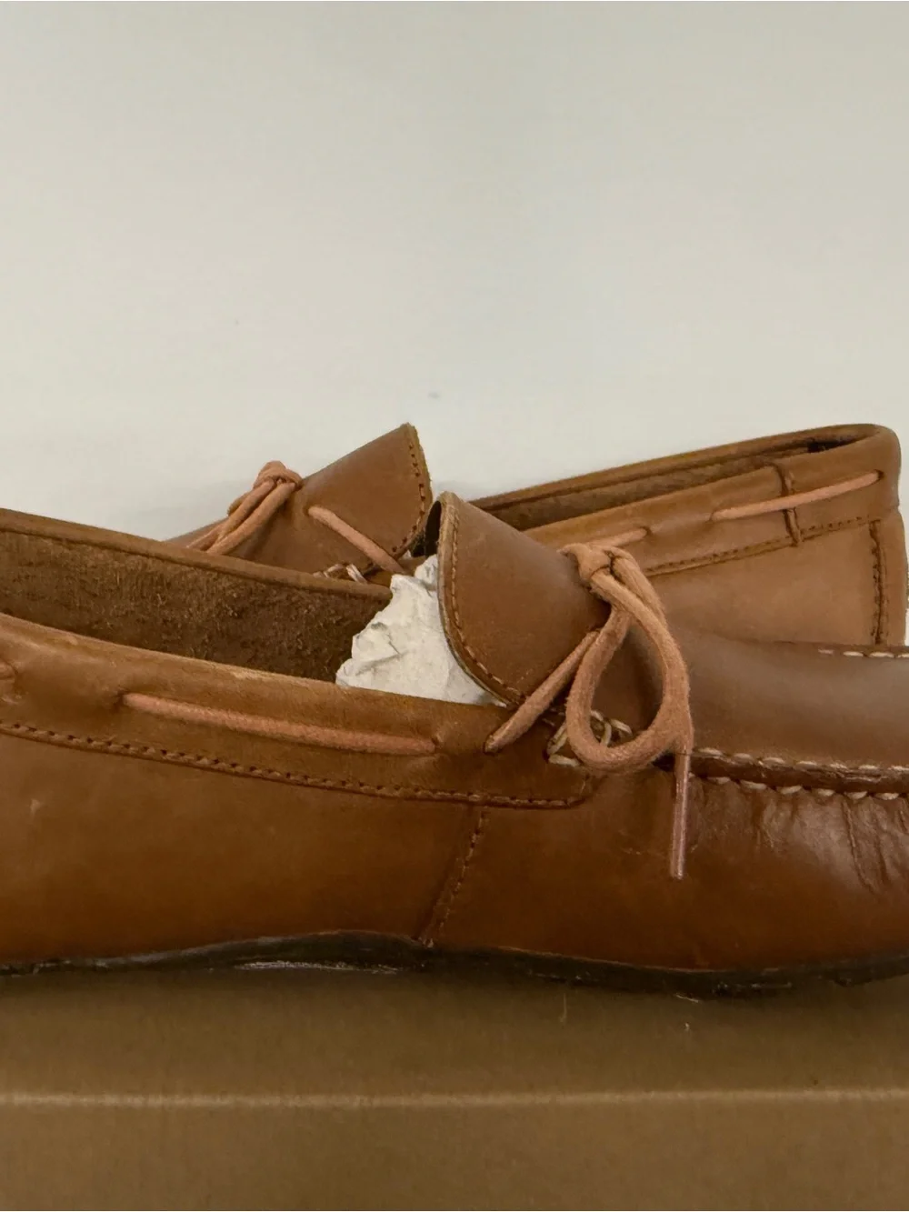 Sperry Men's Brown Leather Boat Moccasins
